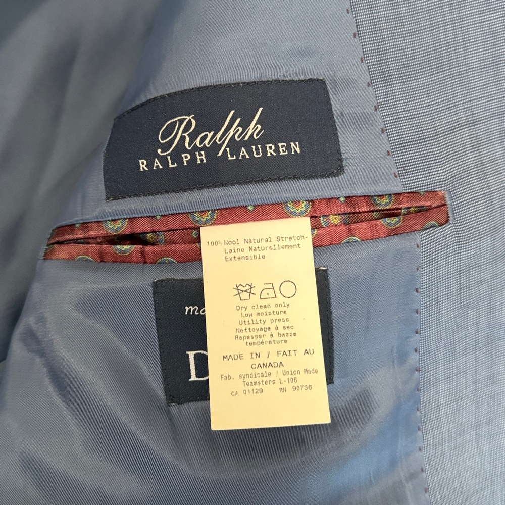 Ralph Ralph Lauren Blue Suit - Picture 6 of 15